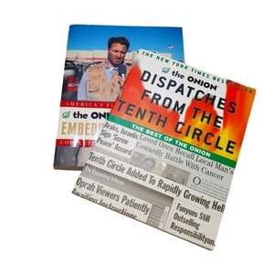 The Onion News Book Bundle Topical Political Humor Comedy Satire‎